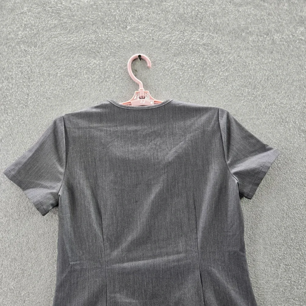 FIGS Women Scrub Top XXS‎ Gray PO#1568 Short Sleeve